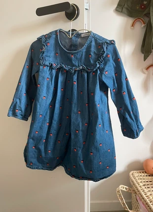 Robe en jean, brand: Bout'chou, condizioni: Ottime, taglia: 24-36 mesi / 92 cm, €12.00, €13.30 include la Protezione acquisti
