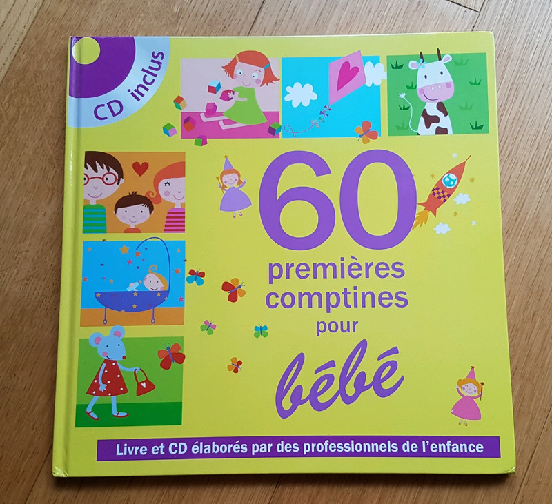 60 PREMIERES COMPTINES POUR BEBE (LIVRES CD)