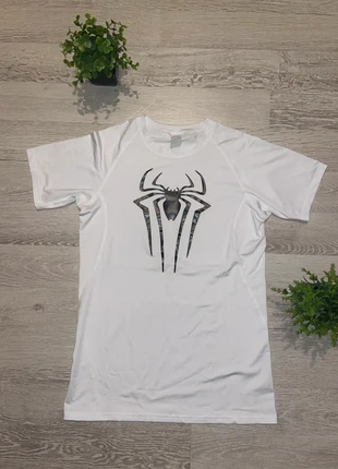 T-shirt de compression SpiderMan blanc, marque: Spiderman, état: Neuf sans étiquette, taille: L, 17,00 €, 18,55 € Protection acheteurs incluse