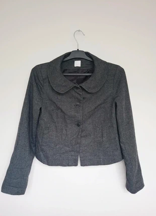 Veste courte grise Camaïeu laine taille 38 / M, brand: Camaïeu, condition: Very good, size: M / 38 / 10, €8.00, €9.10 includes Buyer Protection
