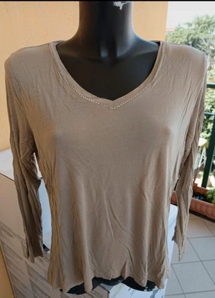 Maglia beige donna, marke: Blouse, zustand: Sehr gut, größe: XL / 42 / 14, 5,00 €, 5,95 € inklusive Vinted-Käuferschutz