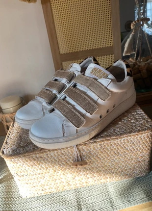 Baskets scratch blanches léopard et doré semerdijan, marke: Semerdjian, zustand: Sehr gut, größe: 36, 20,00 €, 21,70 € inklusive Vinted-Käuferschutz