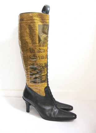 Bottes en cuir, vintage de la marque «Free lance» T : 36, marca: FREE LANCE, estado: Muito bom, tamanho: 36, €145.00, €152.95 inclui Proteção do Comprador Pro