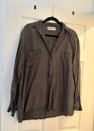 100% silk shirt, brand: Pure Silk, condition: Very good, size: L / 12, £9.00, £10.15 includes Buyer Protection