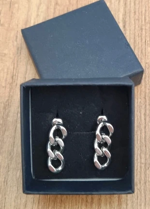 Schakel oorbellen Stainlesssteel, état: Neuf sans étiquette, 3,95 €, 4,85 € Protection acheteurs (Pro) incluse