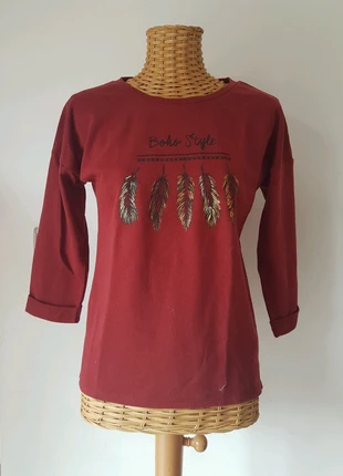 Sweat fin Bohemian, brand: In Extenso, condition: Very good, size: S / 36 / 8, €3.00, €3.85 includes Buyer Protection