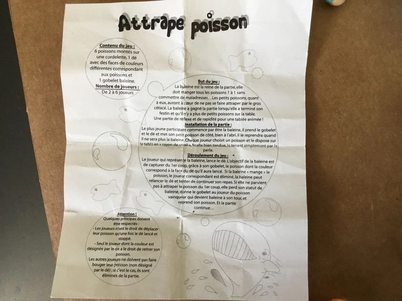 Attrape poissons - Eveil et Jeux