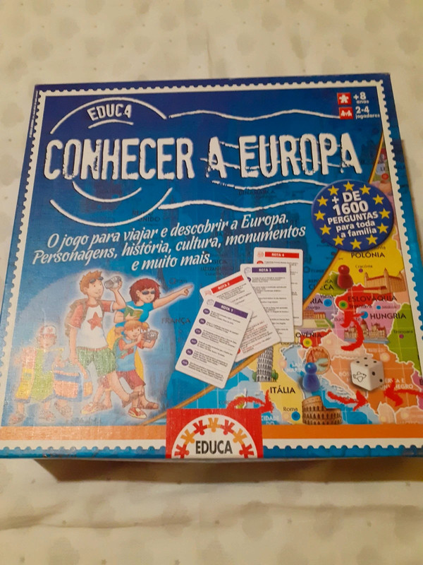 Jogo Conhecer Europa 18747 +8 anos Educa