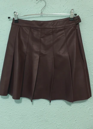 Falda polipiel marrón new yorker viral 🟤🤎 talla S nueva con etiqueta, merk: New Yorker, staat: Nieuw zonder prijskaartje, maat: S / 36 / 8, € 8,50, € 9,63 inclusief Kopersbescherming