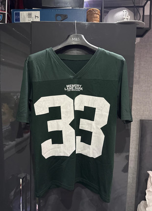 Green American Football Jersey, brand: Memory Lane, condition: Very good, size: S, £15.00, £16.45 includes Buyer Protection