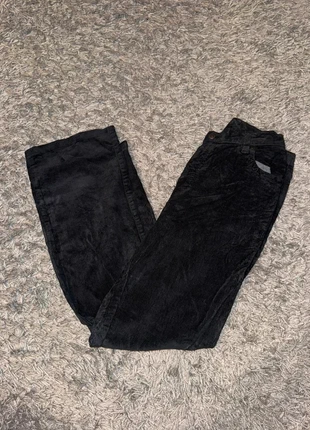 Pantalon En Velours Côtelé / Corduroy noir coton cotelé coupe slim taille 44, merk: Vintage Dressing, staat: Heel goed, maat: XXL / 44 / 16, € 13,00, € 14,35 inclusief Kopersbescherming