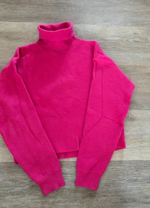 💗 Pull col roulé Jennyfer – Rose fuchsia, Taille XS, marke: Jennyfer, zustand: Sehr gut, größe: XS / 34 / 6, 3,00 €, 3,85 € inklusive Vinted-Käuferschutz