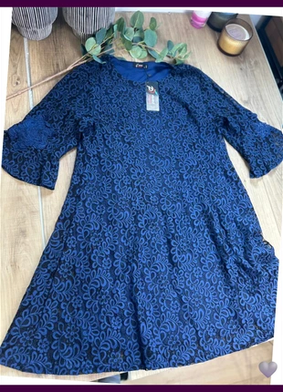 Robe femme marine neuf dentelle doublée robe chic robe de soirée taille 44 taille 46 lot, marque: Pomme Rouge, état: Neuf avec étiquette, taille: XXL / 44 / 16, 14,00 €, 15,40 € Protection acheteurs (Pro) incluse