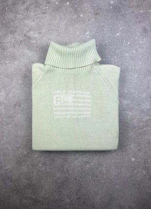 Pull Col Roulé Polo Ralph Lauren Taille L Femme Drapeau Flag Américain Vert Clair Coton #F28, marke: Ralph Lauren, zustand: Sehr gut, größe: L / 40 / 12, 80,00 €, 84,70 € beinhaltet Vinted-Käuferschutz Pro