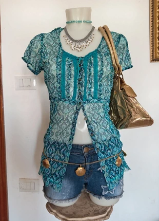 Enchanted Turquoise Vibes #Mermaid #Witchy #Fairy, brand: Mystic, condizioni: Nuovo senza cartellino, taglia: M / IT 42 / EU 38, €18.00, €19.60 include la Protezione acquisti