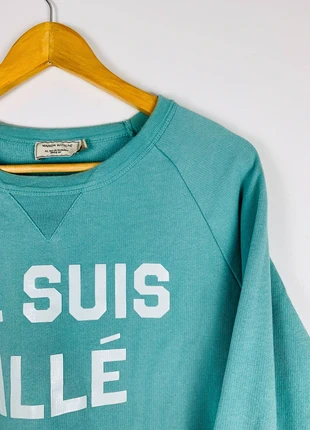 Pull/sweat Maison Kitsuné oversize taille M homme/femme col rond vert/menthe, marca: Maison Kitsuné, estado: Muy bueno, tamaño: M, 45,00 €, 47,95 € Protección al comprador incluida