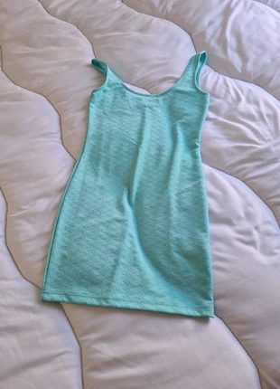 Robe moulante turquoise, estado: Bom, tamanho: XXS / 32 / 4, €2.00, €2.80 inclui Proteção do Comprador