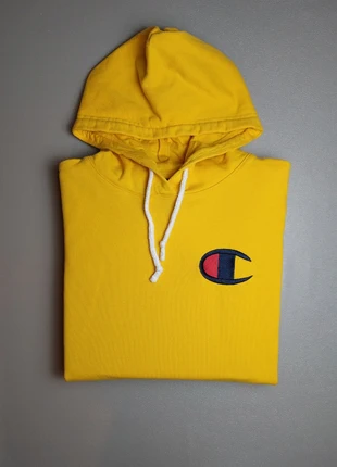 Sweat Capuche Hoodie Champion jaune logo brodé taille S Homme ou Femme, marca: Champion, estado: Muy bueno, tamaño: S, 34,00 €, 36,40 € Protección al comprador incluida