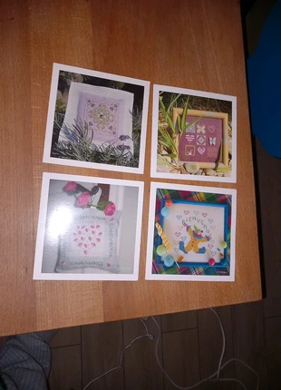 Cartes avec grilles point de croix, brand: Fait Main, condition: New with tags, €4.00, €4.90 includes Buyer Protection
