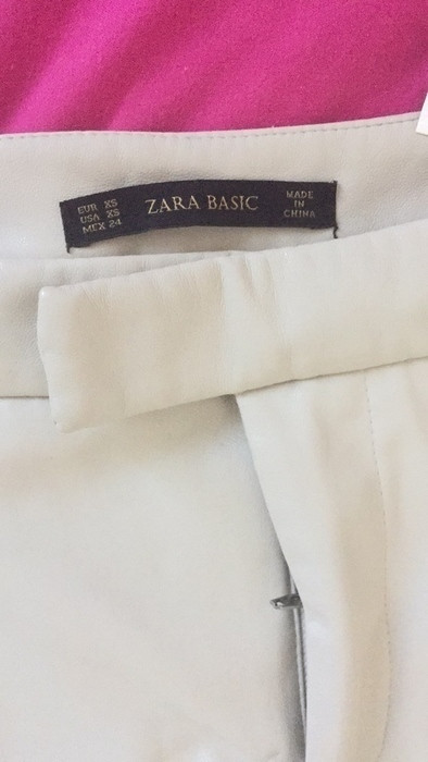 Pantalon en cuir Zara 2