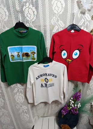 👶🏻 Conjunto 3 Peças Sweatshirt Rapaz Vermelho Verde Branco Tamanho 4 Em Óptimo Estado, état: Très bon état, taille: 4 ans / 104 cm, 3,50 €, 4,38 € Protection acheteurs incluse