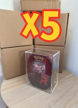 Lot 5 protections acryliques Pokébox Pokémon – Fermeture aimantée – Transparent, brand: Sur Mesure, condizioni: Nuovo con cartellino, €60.00, €63.70 include la Protezione acquisti Pro