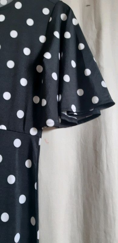 Robe longue 2024 a pois h&m