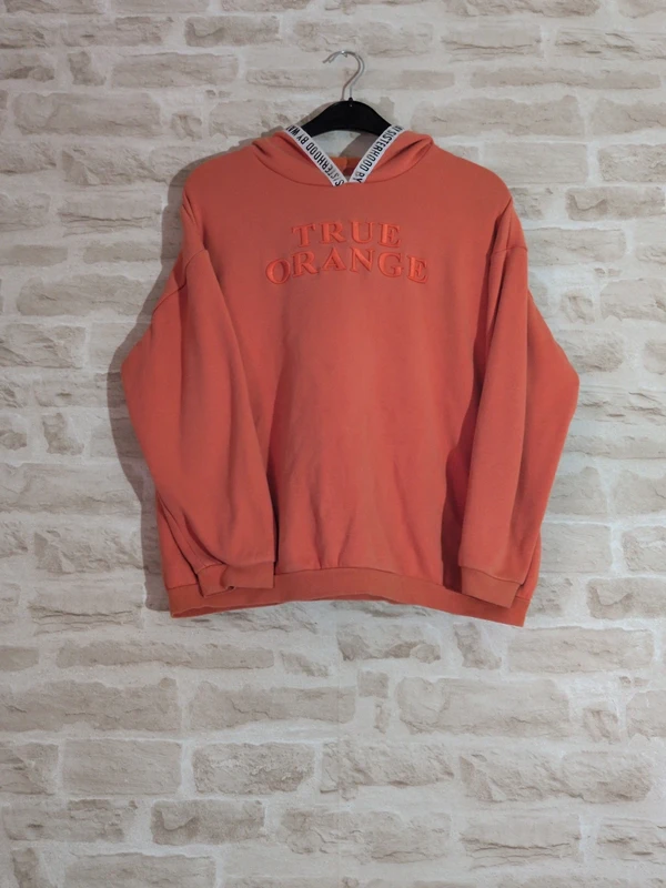 Sweat à capuche IKKS – Taille XS – True Orange