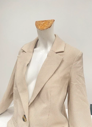 Blazer pimkie pied de poule beige et blanc, marque: Pimkie, état: Neuf sans étiquette, taille: S / 36 / 8, 10,00 €, 11,20 € Protection acheteurs incluse