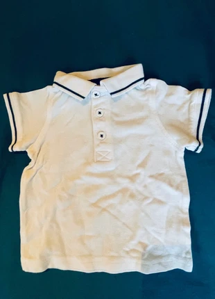Polo blanc bébé garçon 6M, merk: Local, staat: Nieuw zonder prijskaartje, maat: 3-6 maanden / 62 cm, € 5,00, € 5,95 inclusief Kopersbescherming
