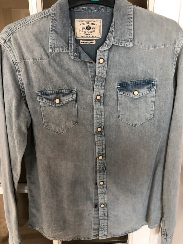 Chemise cheap jeans zara