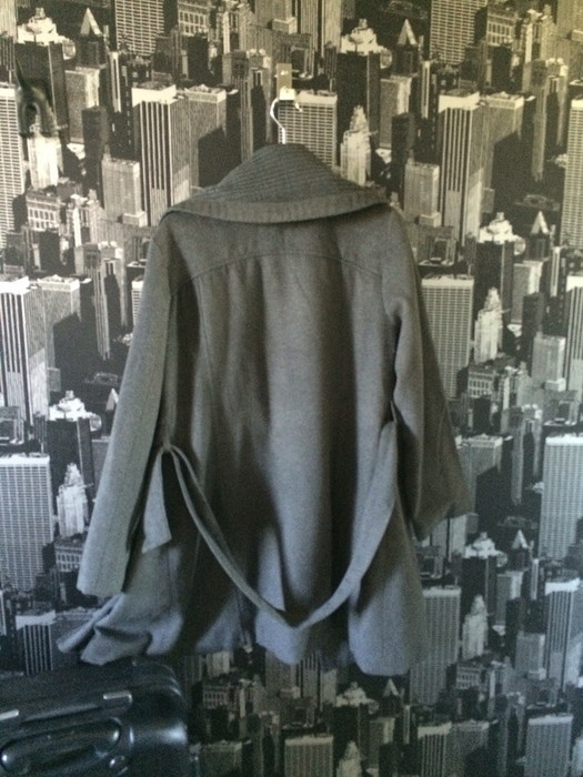Manteau gris large 1