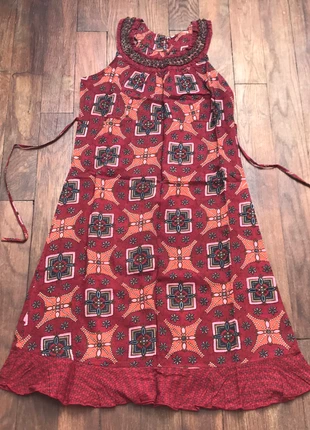 Robe d’été col perlé , merk: Promod, staat: Goed, maat: S / 36 / 8, € 8,00, € 9,10 inclusief Kopersbescherming
