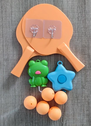 Jeu ping-pong intérieur suspendu – kit complet – neuf, staat: Nieuw met prijskaartje, maat: 4 jaar / 104 cm, € 5,00, € 5,95 inclusief Kopersbescherming Pro