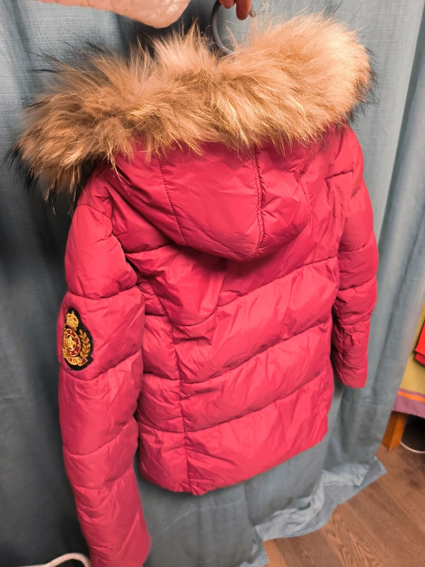 doudoune rouge bel air T2 Vinted