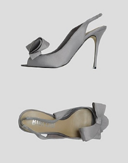 Sandales Escarpins gris 1