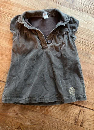 Bruin jurkje, brand: Baby Club, condizioni: Buone, taglia: 12-18 mesi / 80 cm, €1.00, €1.75 include la Protezione acquisti