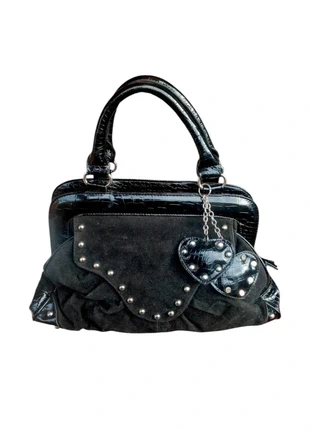 🖤y2k 2000s vintage real leather tote bag🖤, marque: Vintage Dressing, état: Très bon état, 23,00 €, 24,85 € Protection acheteurs incluse