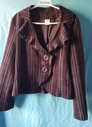 Blazer a la cintura, marca: Jacqueline Riu, estado: Muito bom, tamanho: XXL / 44 / 16, €5.00, €5.95 inclui Proteção do Comprador