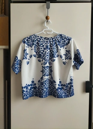 t shirt / haut / maillot manches courtes bleu et blanc XS, brand: Moda Italiana, condition: Very good, size: XS / 34 / 6, €3.00, €3.85 includes Buyer Protection