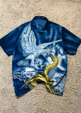 Chemise Manche Courte Vintage Langzi Homme taille L 100% coton, brand: Tendance, condition: New without tags, size: L, €19.99, €21.69 includes Buyer Protection