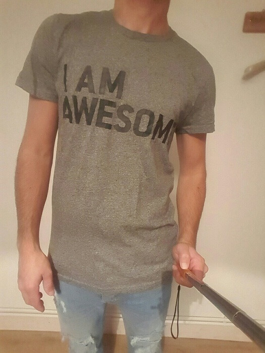 T-shirt H&M taille m gris 3