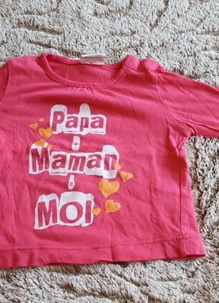 T shirt, condition: Very good, size: 1-3 months / 56 cm, €1.00, €1.75 includes Buyer Protection