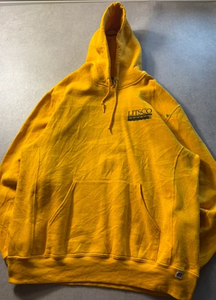 Hoodie / Pull à capuche Russel Athletic USA vintage moutarde – Taille L Oversize (Unisexe), marque: Russel Athletic, état: Très bon état, taille: L, 25,00 €, 26,95 € Protection acheteurs (Pro) incluse