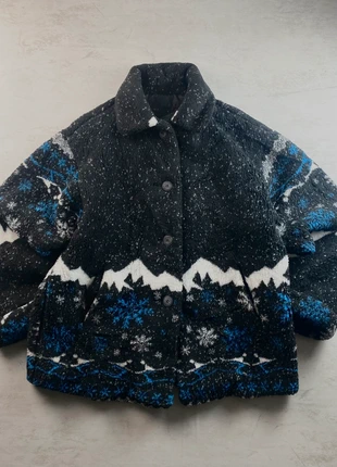 Veste manteaux épais polaire vintage flocon montage rétro 90s taille S, brand: Vintage Dressing, condition: Very good, size: S / 36 / 8, €40.00, €42.70 includes Buyer Protection