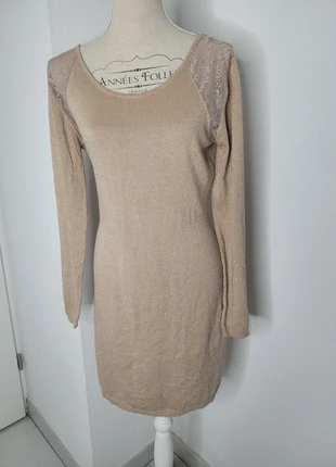 Robe pull beige pailletté Arkitect Taille 40 en très bon état, brand: Arkitect, condition: Very good, size: L / 40 / 12, €9.90, €11.10 includes Buyer Protection