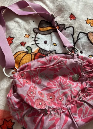 Sac à main/ de ville DDP vintage rose à motif fleuri avec strass y2k ibiza, marke: Vintage Dressing, zustand: Gut, 8,00 €, 9,10 € inklusive Vinted-Käuferschutz