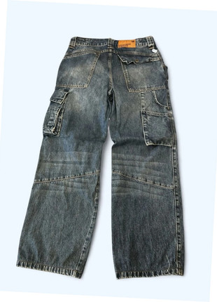 Pantalon jean bleu large travail workwear cargo, marque: WORKWEAR, état: Bon état, taille: W31 | FR 40, 20,00 €, 21,70 € Protection acheteurs (Pro) incluse