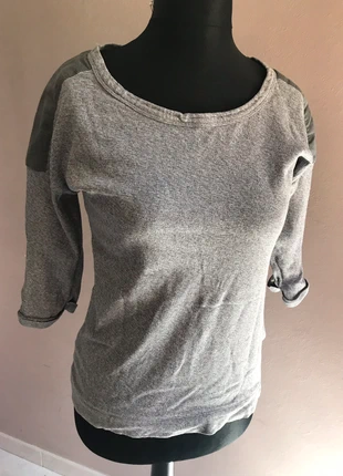 Sweat gris fin 3/4, brand: Camaïeu, condition: Very good, size: S / 36 / 8, €3.00, €3.85 includes Buyer Protection