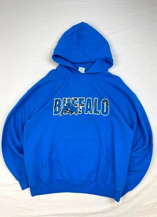 Sweat à capuche bleu Buffalo, style universitaire US, homme taille M (2250), marke: US, zustand: Sehr gut, größe: M, 10,00 €, 11,20 € inklusive Vinted-Käuferschutz